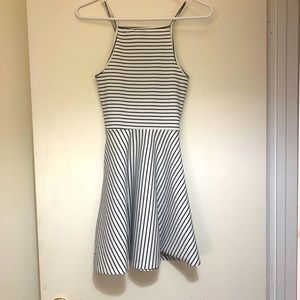 Black and white striped dress LABOR DAY SALE